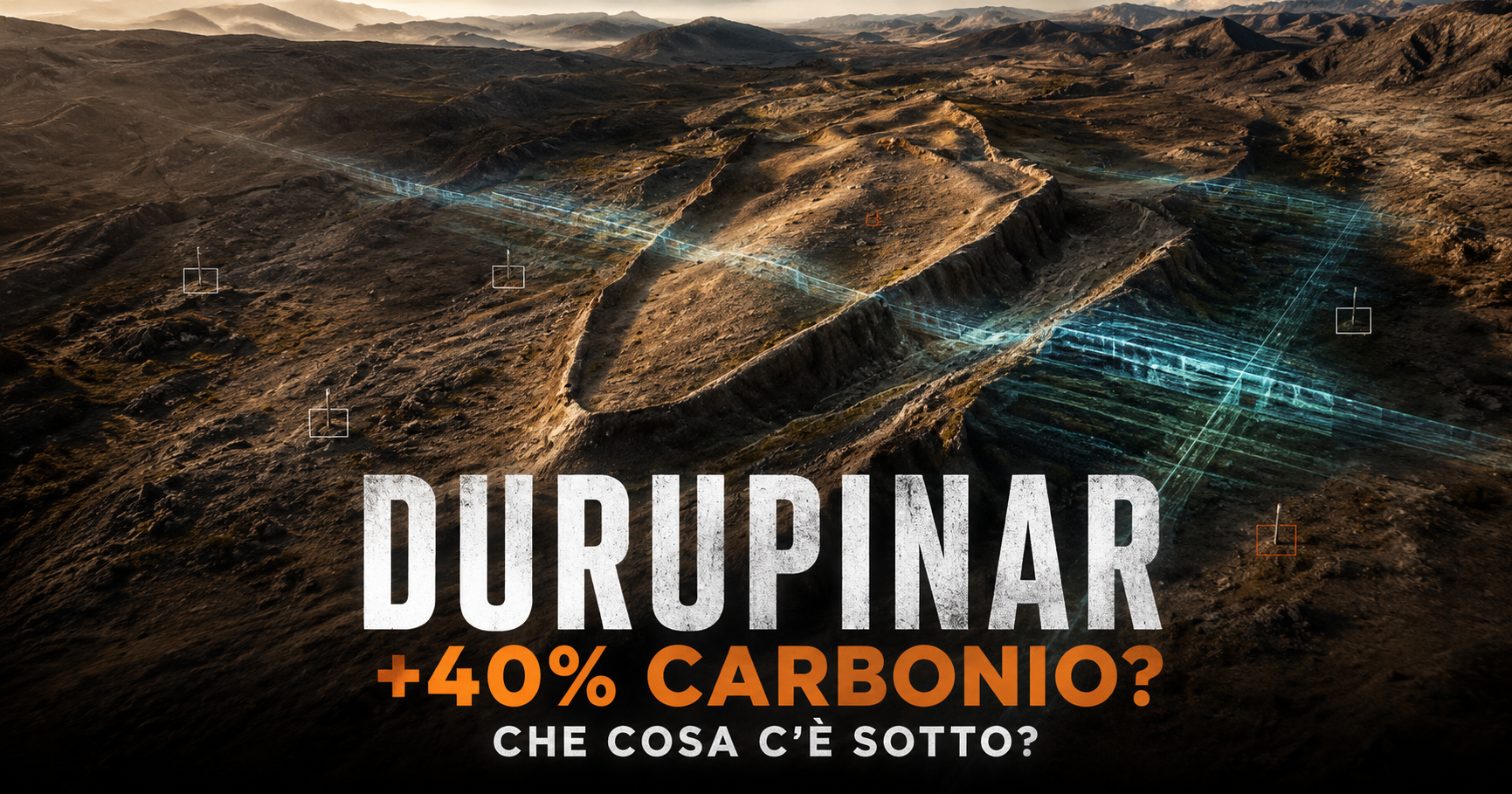 Formazione di Durupınar vista dall’alto con riferimenti visivi alle scansioni radar e al confronto dei campioni di terreno della campagna 2026.